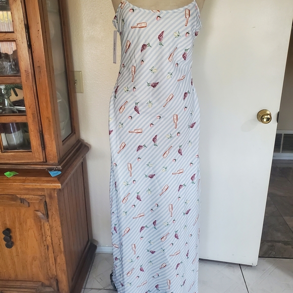 Princess Polly Light Blue Maxi Dress with Fun Prints - Picture 4 of 12